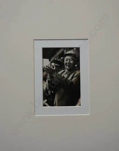 UNKNOWN Photographer - MAO TSE TUNG - Rare original photo  - October 1955 Image 1++
