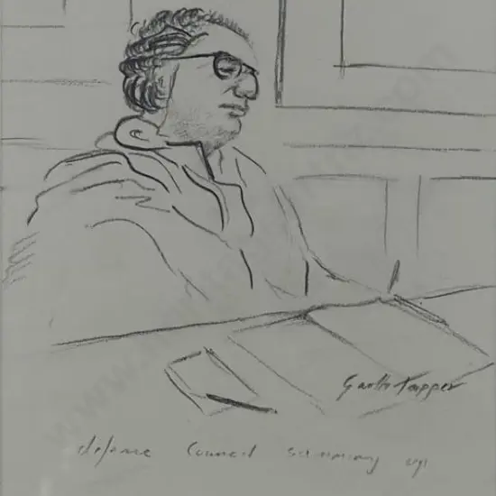 TAPPER, Garth (1927-1999) - Anand Satyanand - Defence Council (sic) Summing Up