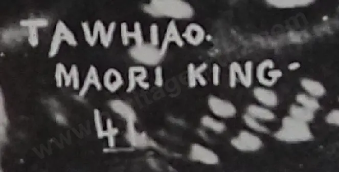 PULMAN, Elizabeth (1836-1900) - King Te Whiao c.1880-1890 Image 1++