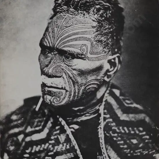 PULMAN, Elizabeth (1836-1900) - King Te Whiao c.1880-1890