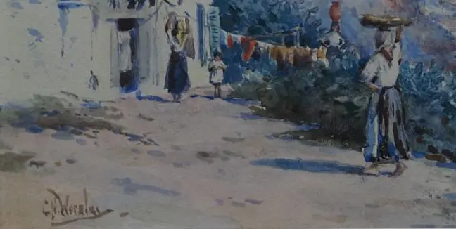 WORSLEY, Charles Nathaniel (1862-1923) - Palma - Isle of Majorca Image 1++