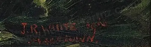 WHITE, Jonathan (1939-2021) - South Island Hills and Stream Image 1++