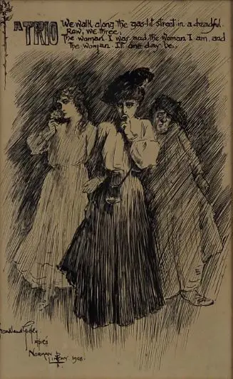 LINDSAY, Norman (1879-1969) - A Trio (3 Ages of the same Woman) Image 1++