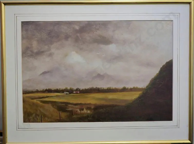 KIRKWOOD, Henry William (1854-1925) - Mt Egmont from Carrington Road Image 1++