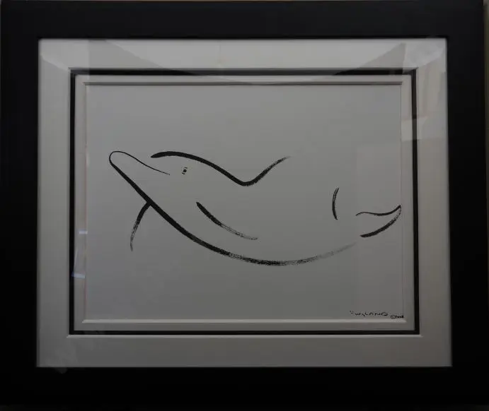 WYLAND, Robert (1956-) - Dolphin Image 1++
