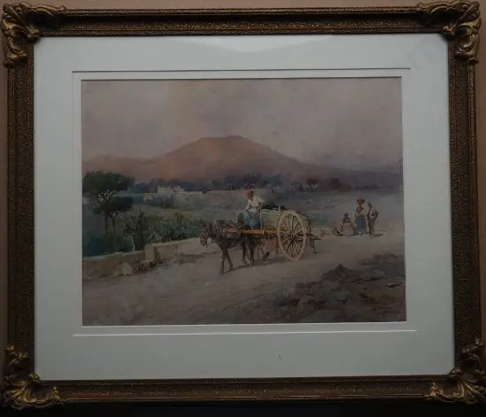 PETRUOLO, Salvatore (1857-1942) - Going to Market on the Naples Road Image 1++