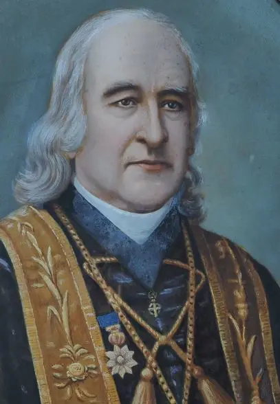 POMPALLIER, Bishop Jean Baptiste (1802-1871) - Mid 19th Century Portrait - Unknown Artist Image 1++