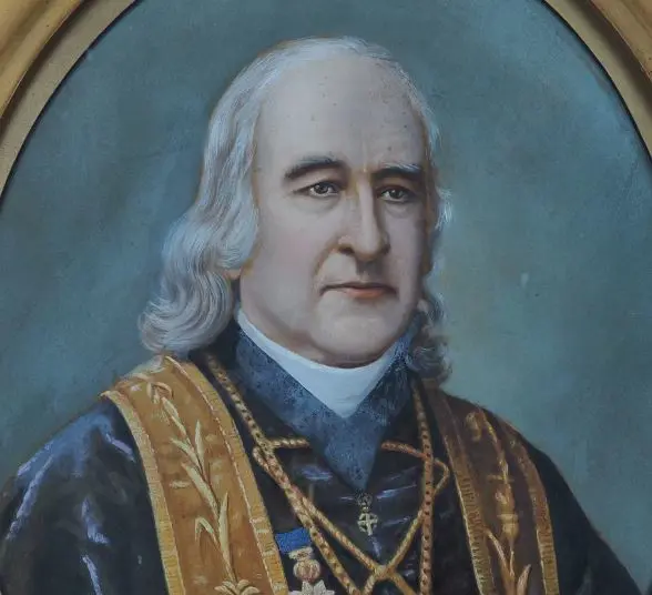 POMPALLIER, Bishop Jean Baptiste (1802-1871) - Mid 19th Century Portrait - Unknown Artist Image 1++