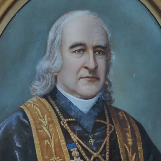 POMPALLIER, Bishop Jean Baptiste (1802-1871) - Mid 19th Century Portrait - Unknown Artist