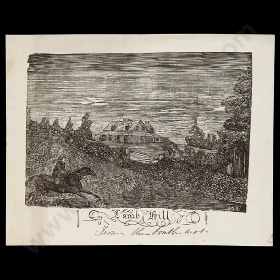 GILFILLAN, John Gordon (1839-1875) - First Lamb Hill Homestead, Wanganui District c.1865