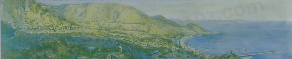 MOORE-Jones, Horace Millichamp (1868-1922) - Set of 10 Gallipoli Prints - Published by Hugh Rees, London - 1916 Image 1++