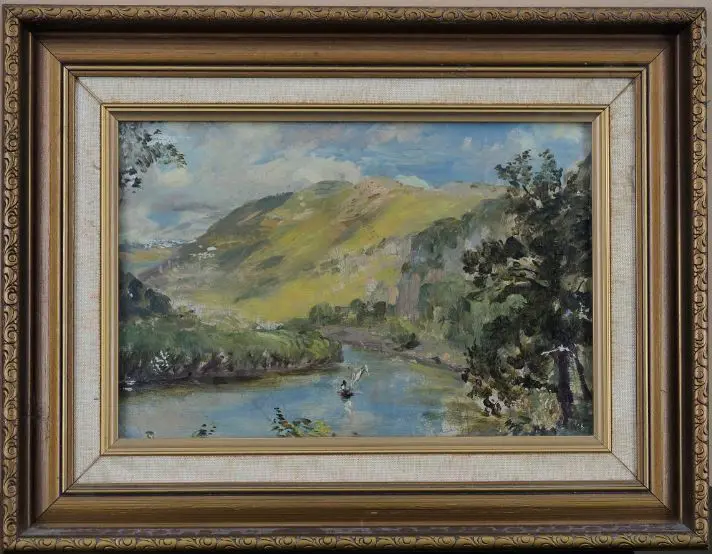 COX, David (1783-1859) - River Wye passing through Hills Image 1++