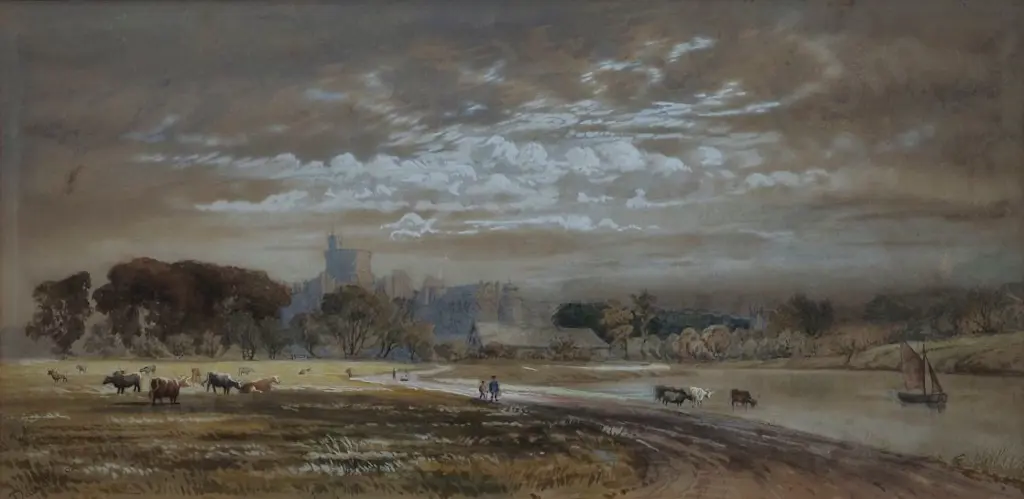 COX, David (1783-1859) - Pastoral Scene Image 1++