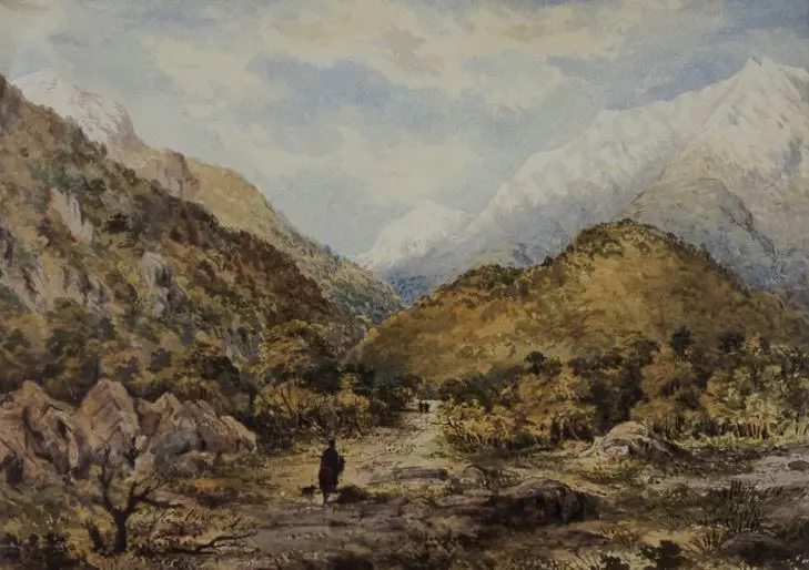 CHEVALIER, Nicholas (1828-1902) - Mount Cook Image 1++