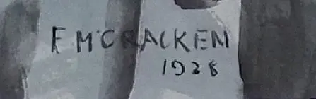 McCRACKEN, Francis (1879-1959) - Still Life with Anemones Image 1++