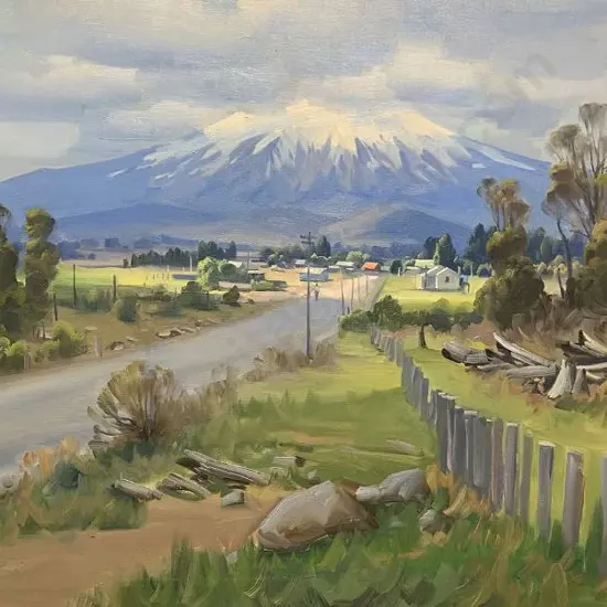 BUCKMASTER, Ernest (1897-1868) - Mount Ruapheu c. 1950