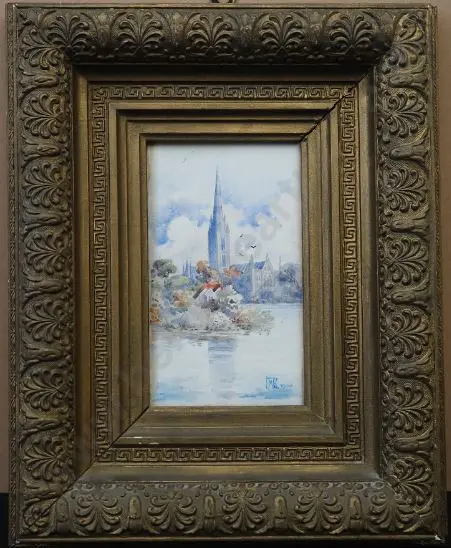 HODGKINS, Frances Mary (1869-1947) - First Church of Otago, Dunedin Image 1++