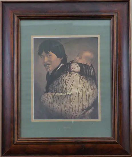 LINDAUER, Gottfried (1839-1926) - Ana Rupene and Child Image 1++