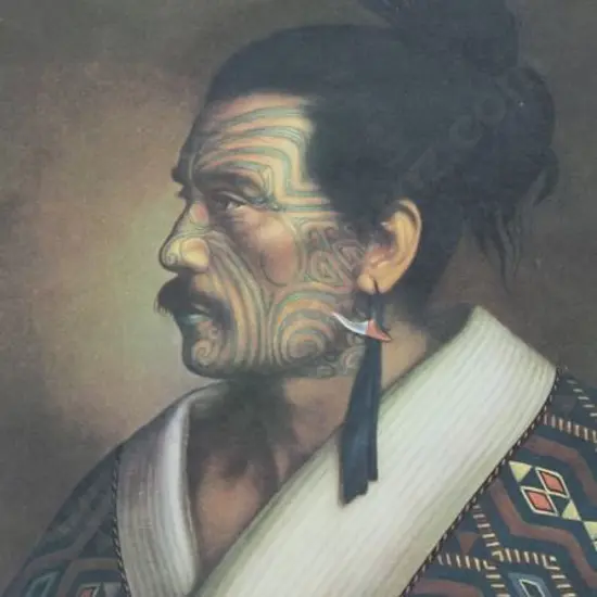 LINDAUER, Gottfried (1839-1926) - Te Hau-Takipi Wharepapa
