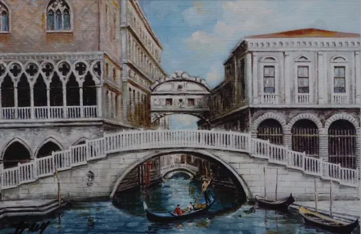 UNKNOWN - Venice - Gondola under  Bridge of Sighs Image 1++