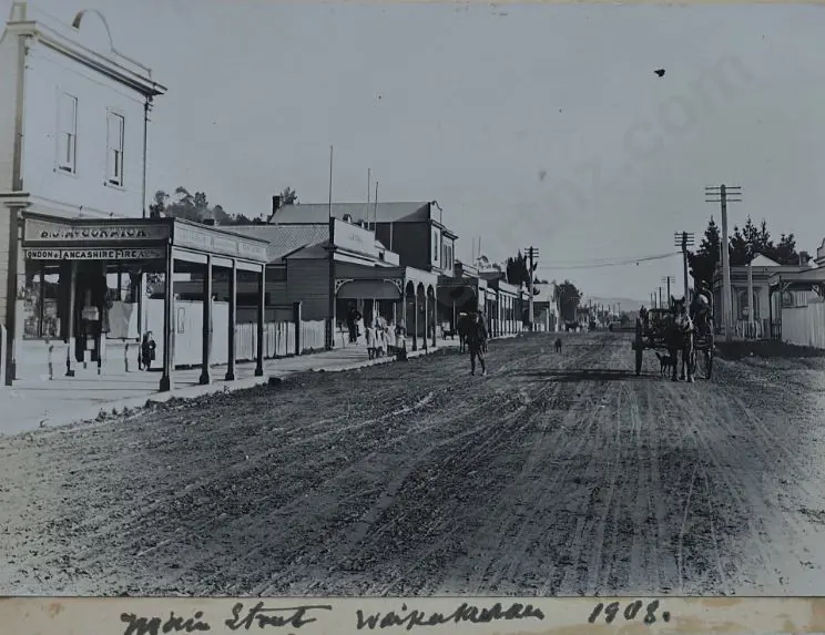 UNKNOWN - Waipukurau - 1908 (two photos) Image 1++