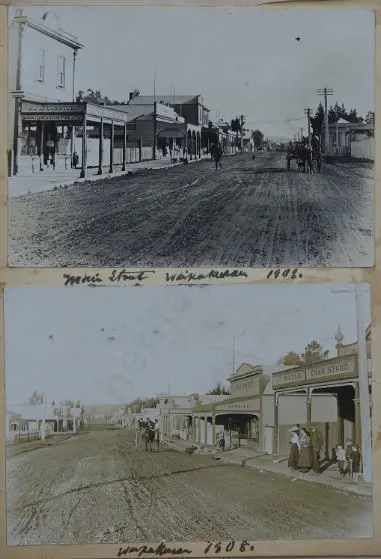 UNKNOWN - Waipukurau - 1908 (two photos) Image 1++