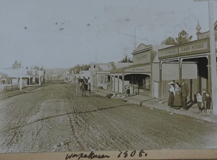UNKNOWN - Waipukurau - 1908 (two photos) Image 1++