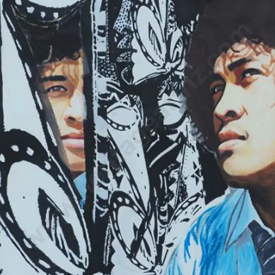 TUKUAFU, Siale (21st Cent.) - Self Portrait