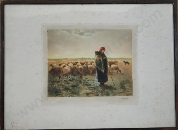 HESTER, E.M. (1883-1903) - Shepherdess Image 1++