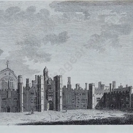 SPARROW, Samuel ( c.1750-1800) - Hampton Court Palace - Engraving 1773