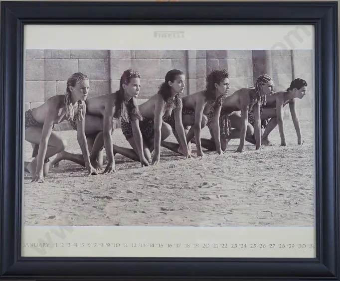PIRELLI Calendar Page - Let the Race Begin - 6 Women Athletes .. Image 1++