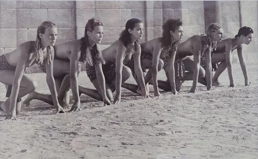 PIRELLI Calendar Page - Let the Race Begin - 6 Women Athletes .. Image 1++