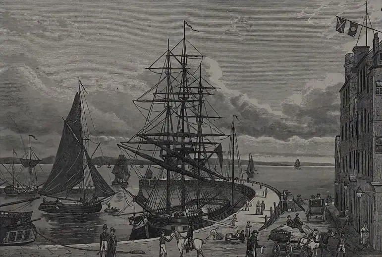 A65 - Auckland Harbour 1890s - Auckland Harbour 1890's Image 1++