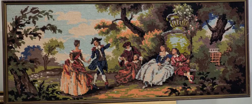 18th CENTURY Continental Scene - Tapestry - Tapestry - 20th Century of 18th Century Continental Scene Image 1++