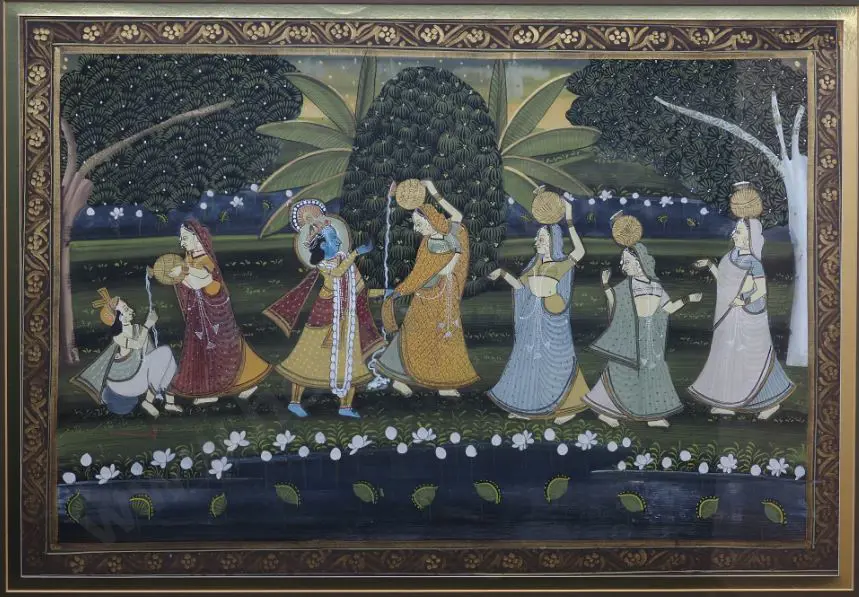 UNKNOWN - Indian Princess and Servants Image 1++