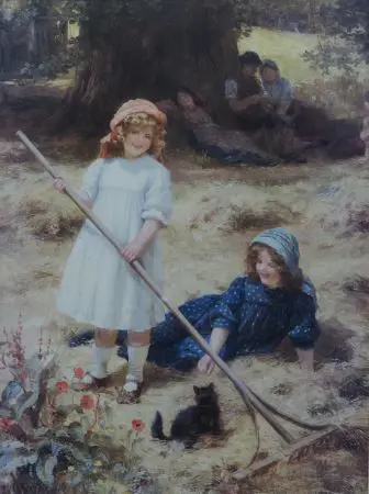 KNOWLES, George (1863-1931) - Summer’s Fun Image 1++