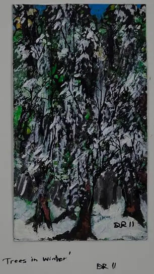 RIMMER, David (21st Cent) - Trees in Winter Image 1++