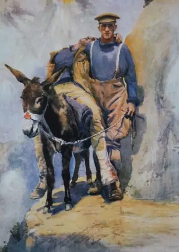 MOORE-Jones, Horace Millichamp (1868-1922) - Simpson & His Donkey Image 1++