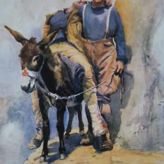 MOORE-Jones, Horace Millichamp (1868-1922) - Simpson & His Donkey
