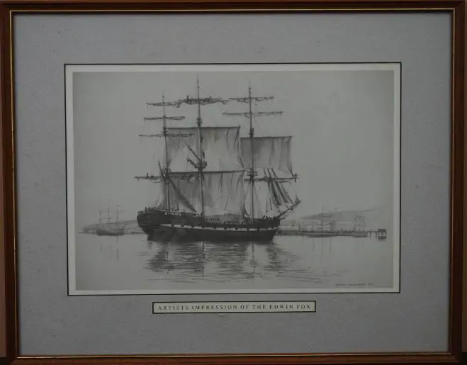 ERIKSON, Brian - Artists Impression of the Edwin Fox Image 1++