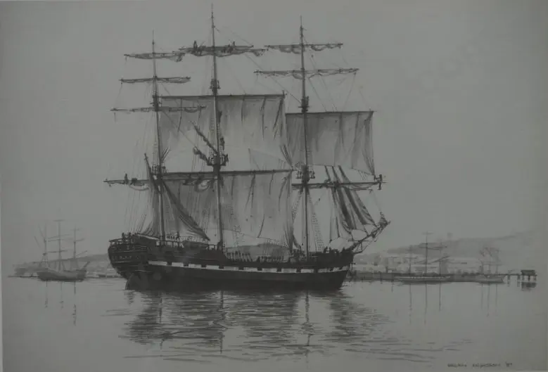 ERIKSON, Brian - Artists Impression of the Edwin Fox Image 1++