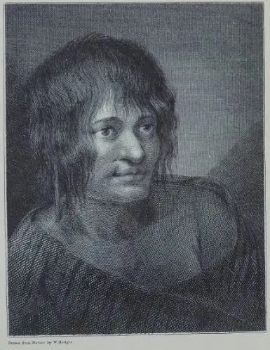 HODGES, William (1744-1797) - Woman of New Zealand - July 16, 1776 Image 1++