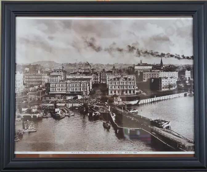 AUCKLAND - West of Queen Street 1908 - West of Queen Street from the Masthead of a Barque - 26 June 1908 Image 1++