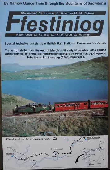 UNKNOWN - Ffestiniog Railway Poster Image 1++