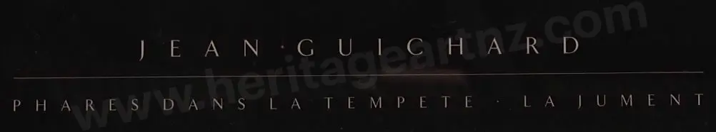 GUICHARD, Jean (1952-) - Lighthouse with Crashing Waves Image 1++