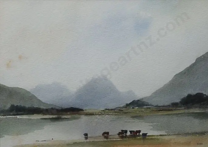 KERR - Cattle by River Image 1++