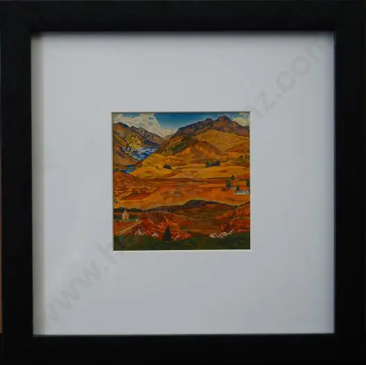 ANGUS, Rita (1908-1970) - Central Otago - 1969 Image 1++