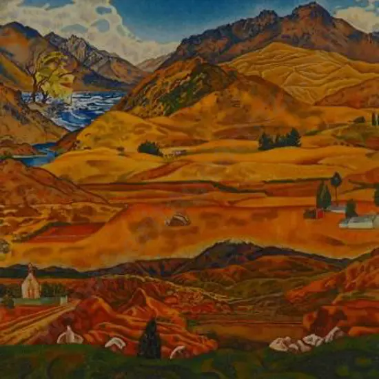 ANGUS, Rita (1908-1970) - Central Otago - 1969