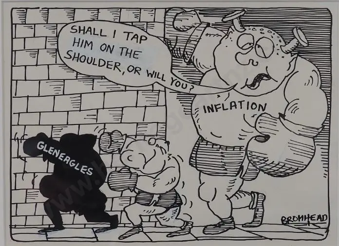 BROMHEAD, Peter (1933-) - Shall I Tap Him on the Shoulder? Image 1++