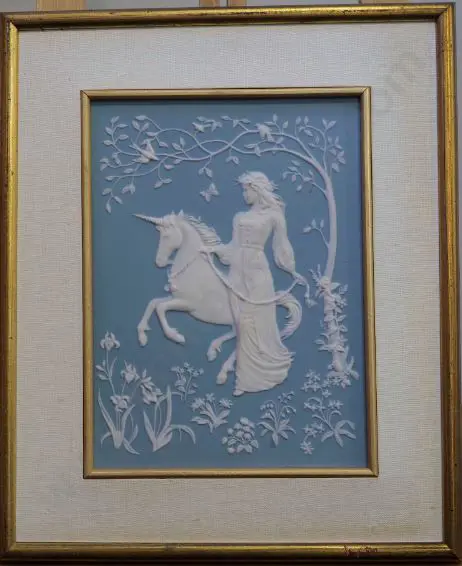 MCMONIGLE, George (Franklin Mint) - The Lady and The Unicorn - Handcrafted in Porcelain Image 1++